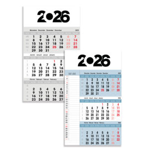 Calendriers 3 mois